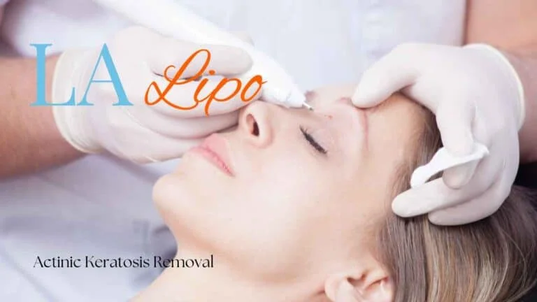 Woman receiving Actinic Keratosis Removal Treatment Bexhill