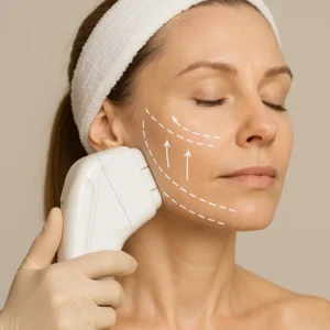 Woman having HI-FU to reduce wrinkles call LA LIPO Bexhill Now!